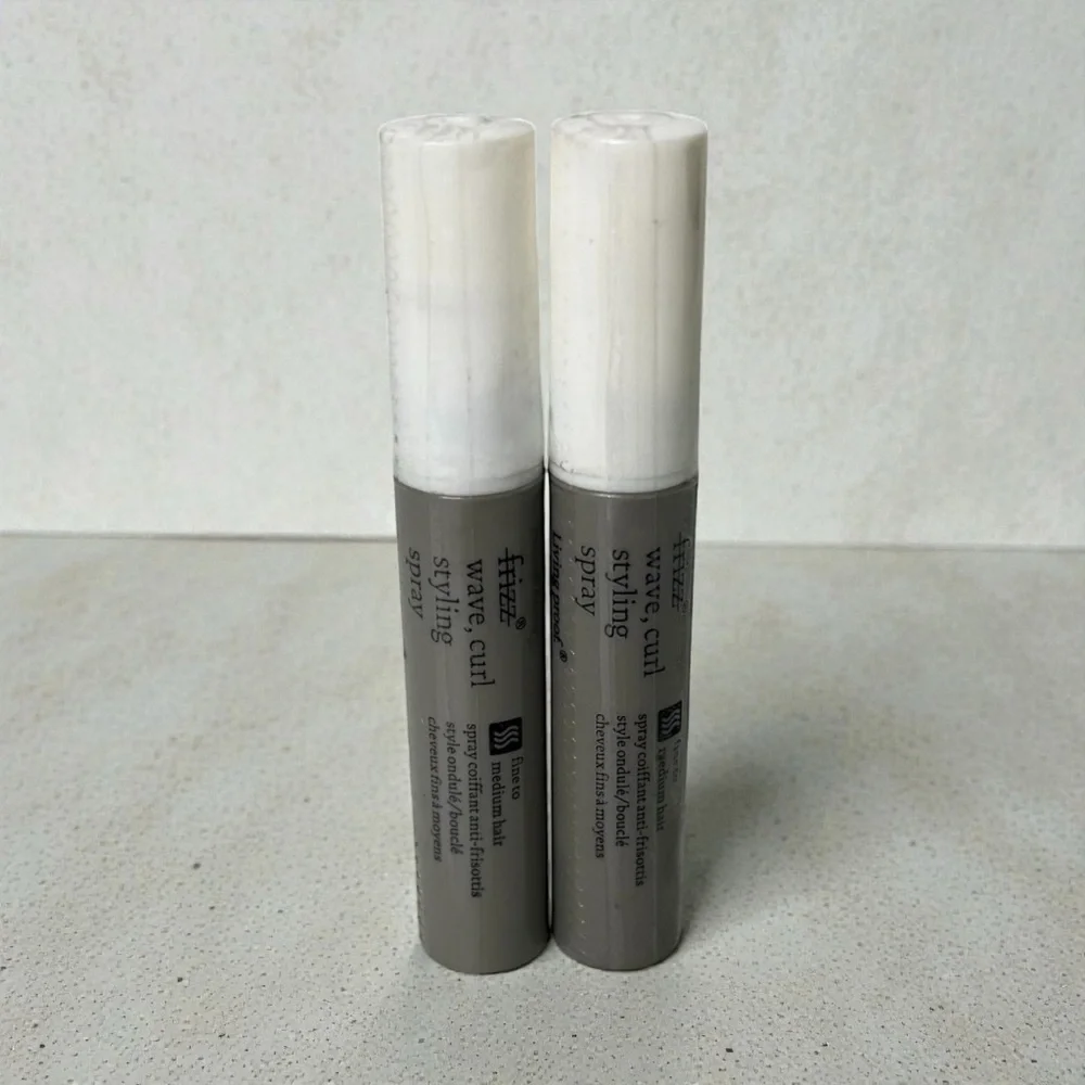 Living Proof No Frizz Smooth Styling Spray Travel Size Duo Fine to Medium Hair